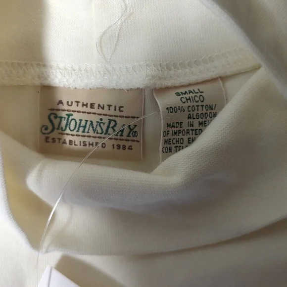 NWT 2 St. John's Bay Mock Neck Tops - Picture 2 of 6